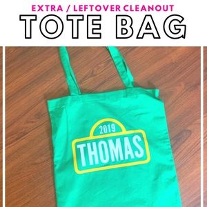Sesame Street Sign Tote Bag Personalized w THOMAS